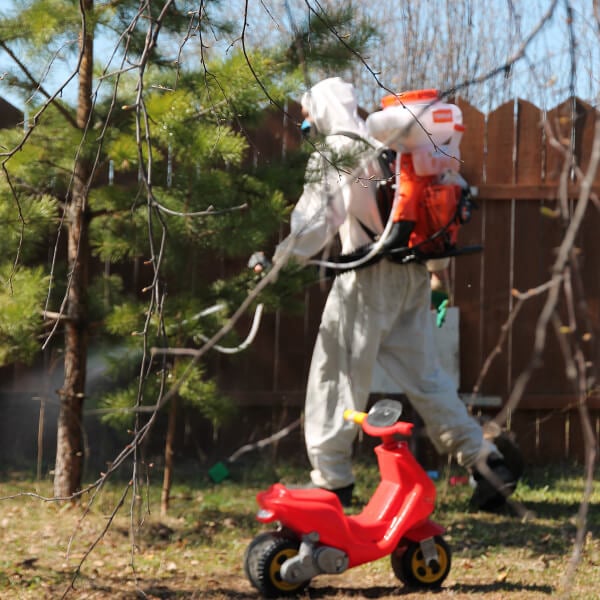 Обработка участка от клещей в Кургане?